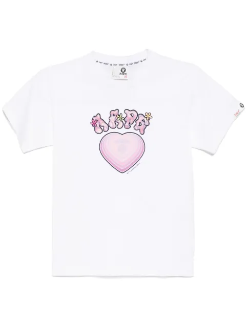 AAPE BY *A BATHING APE® logo-print T-shirt