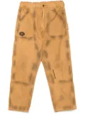 AAPE BY *A BATHING APE® moonface-logo washed jeans - Brown