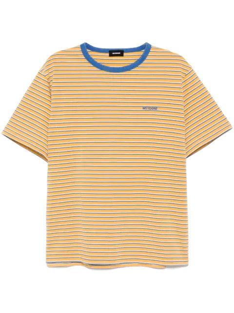 We11done logo striped T-shirt