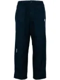 AAPE BY *A BATHING APE® logo-patch trousers - Blue