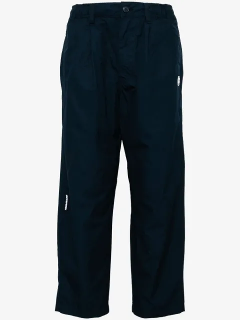 AAPE BY *A BATHING APE® logo-patch trousers
