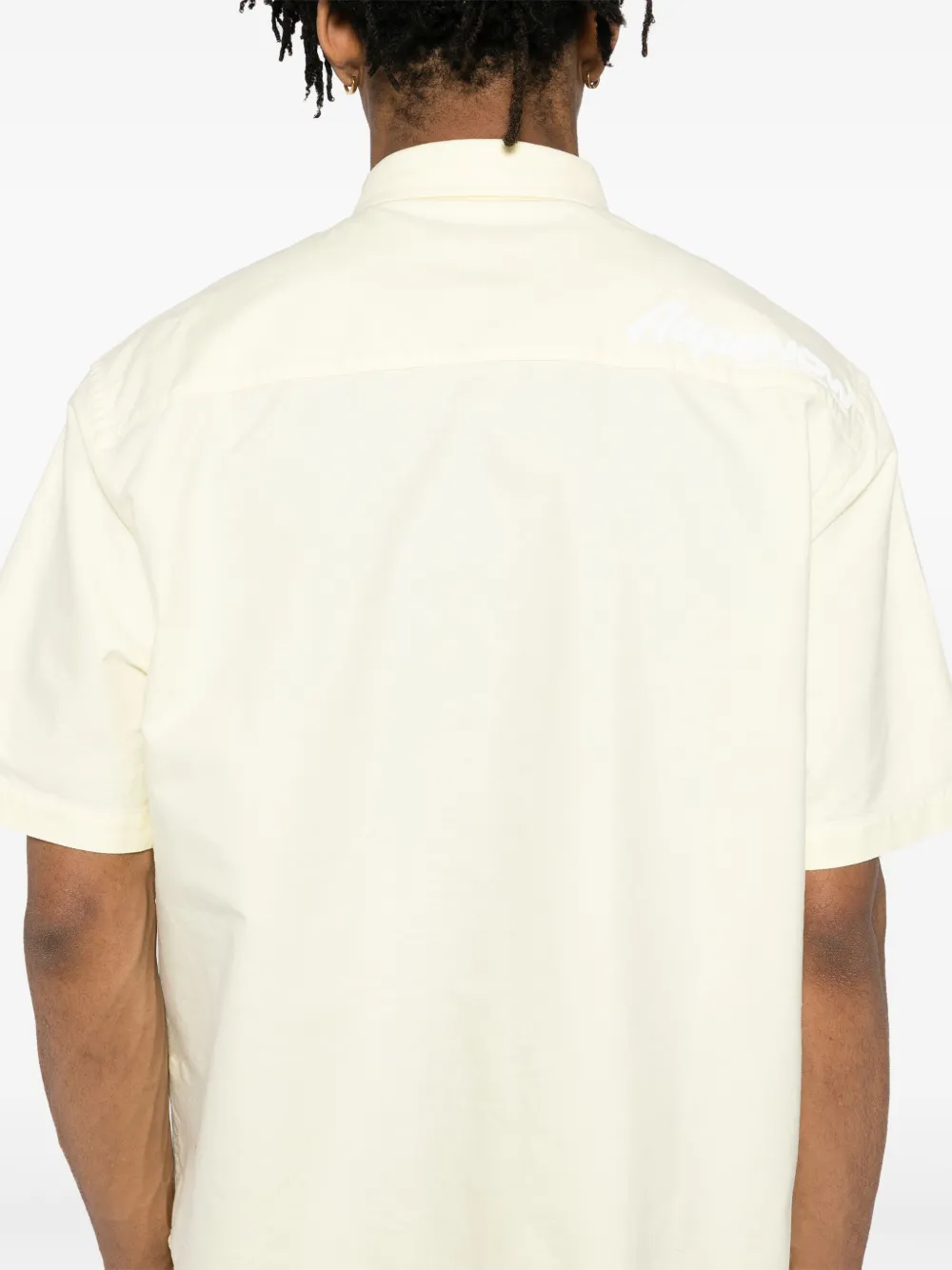 AAPE BY *A BATHING APE Overhemd met logopatch Geel