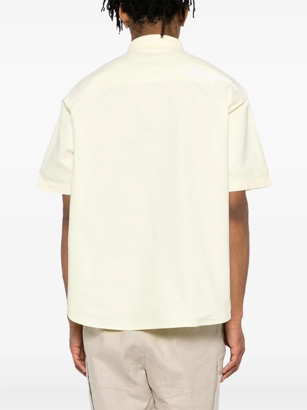 AAPE BY *A BATHING APE Overhemd met logopatch Geel
