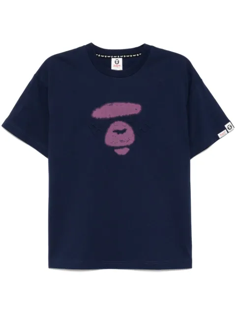 AAPE BY *A BATHING APE® playera con logo Moonface