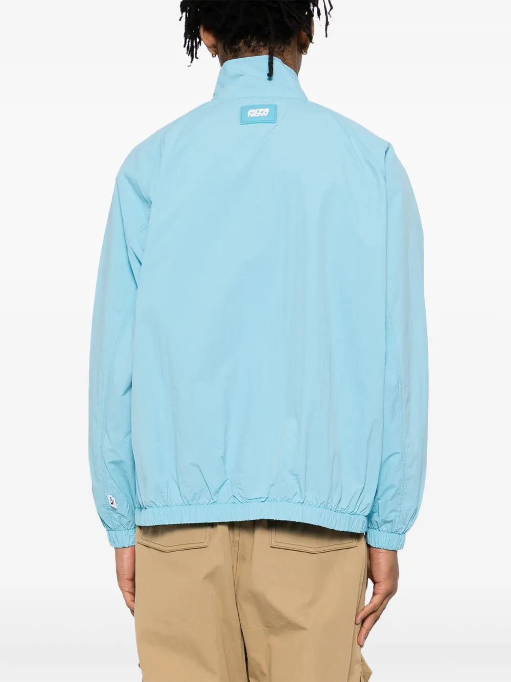 AAPE BY *A BATHING APE AAPENOW windjack met moonface-logo Blauw