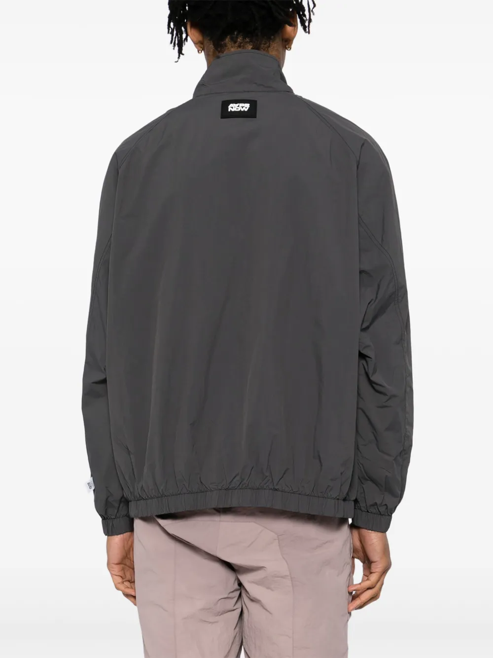 AAPE BY *A BATHING APE AAPENOW windjack met moonface-logo Zwart