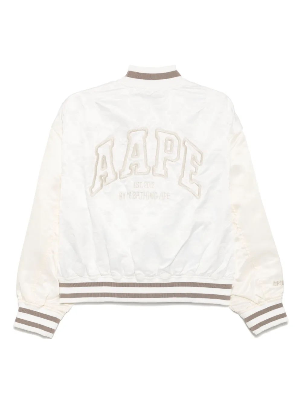 AAPE BY *A BATHING APE® Moonface logo varsity jacket | Varsity Jackets | Image 2