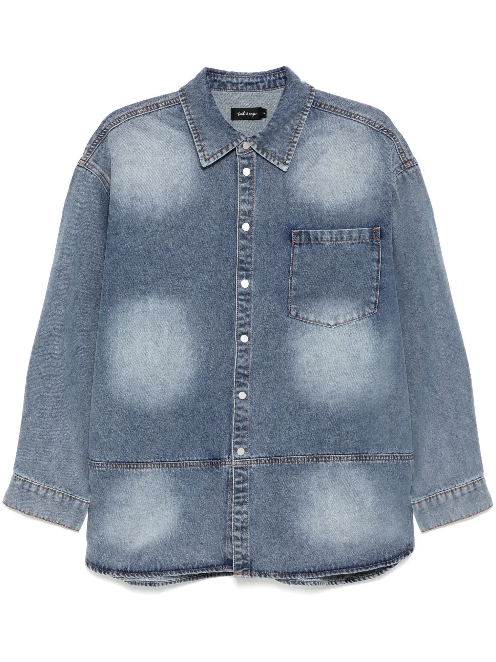 tout a coup camisa de mezclilla | azul | Image 1