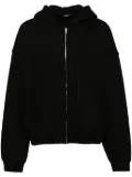 We11done around zip-up hoodie - Black