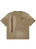 AAPE BY *A BATHING APE® logo-print T-shirt - Brown