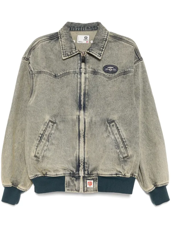 AAPE BY *A BATHING APE® AAPEUNVS zip-up Jacket | Blue | FARFETCH