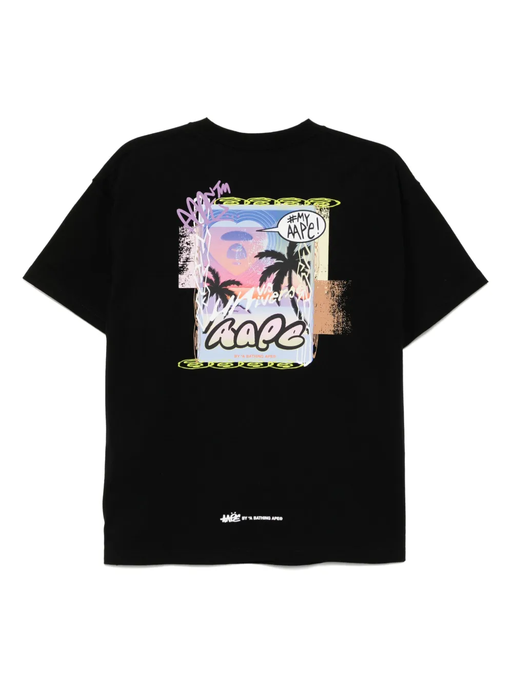 AAPE BY *A BATHING APE® logo-print T-shirt | T-Shirts & Jersey Shirts | Image 2