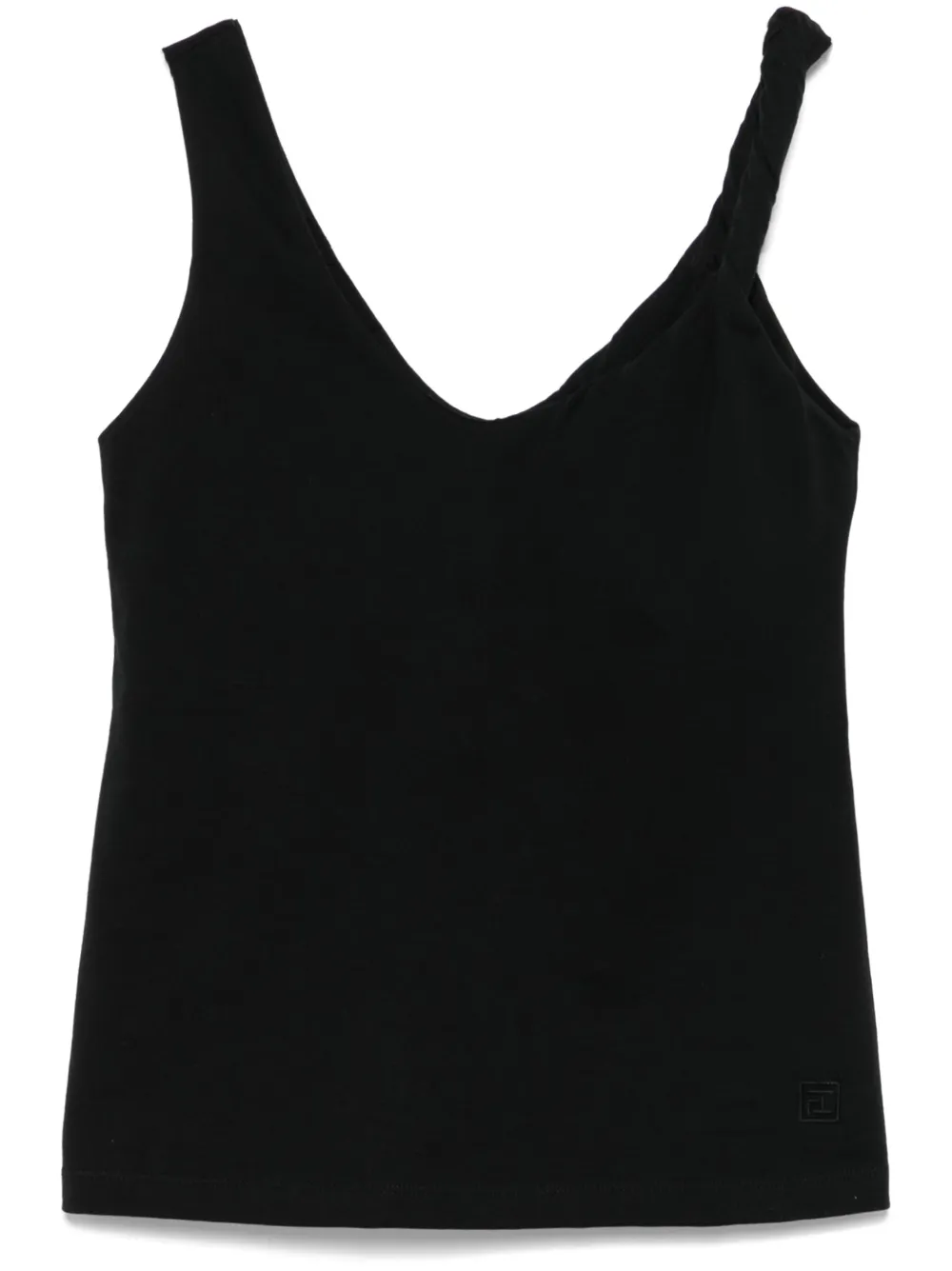 Federica Tosi twist-detail top | Black | Image 1
