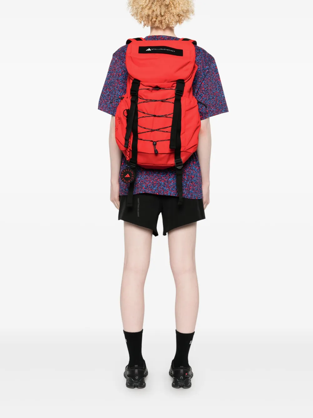 Adidas by Stella McCartney Rugzak met logopatch - Rood