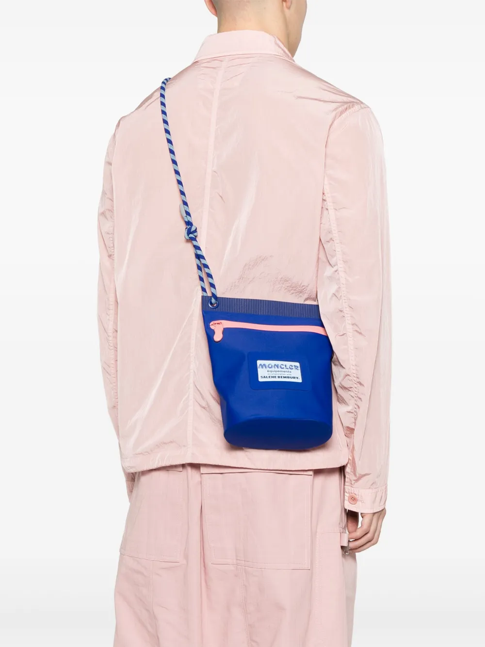 Moncler Amoeba messengertas - Blauw