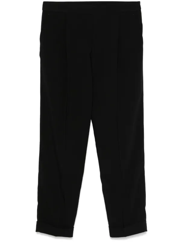 パンツ DSQUARED2 layered black wide slacks 28280861_57762168_600.jpg