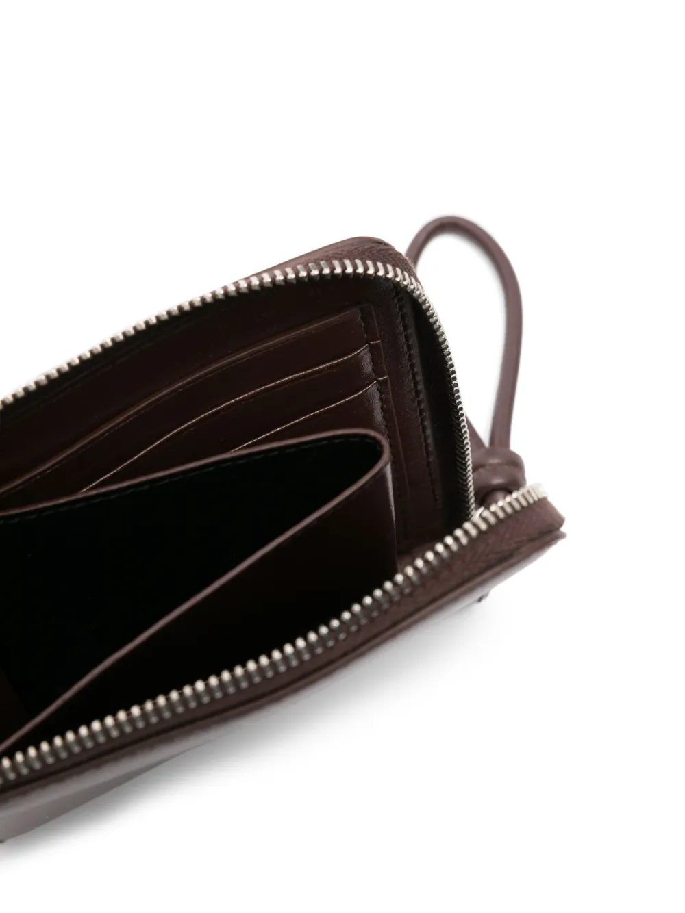 Jil Sander Leren portemonnee Bruin