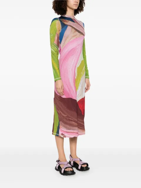 Stine Goya long-sleeve midi dress SGPS25D0742244 - 2