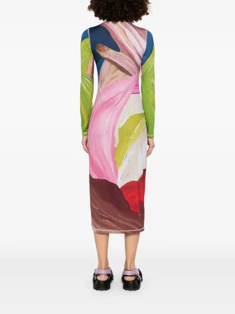 Stine Goya long-sleeve midi dress SGPS25D0742244 - 3