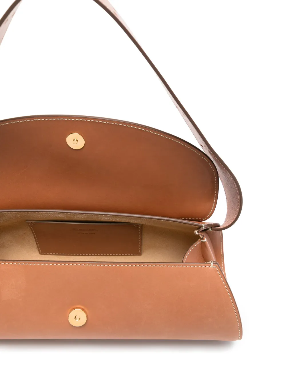 Jil Sander Cannolo schoudertas Bruin