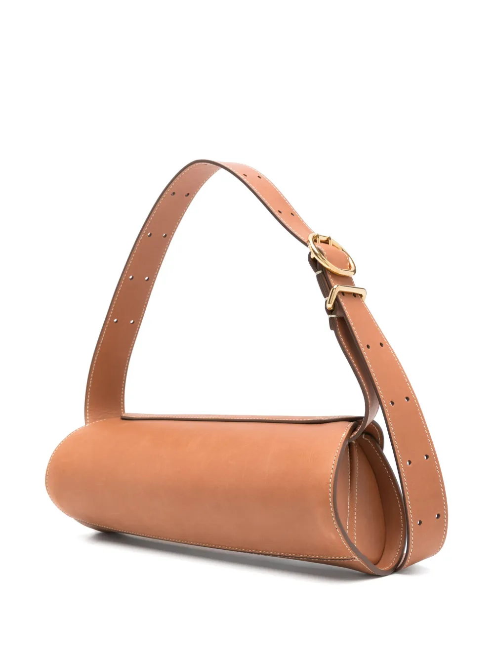 Jil Sander Cannolo schoudertas Bruin