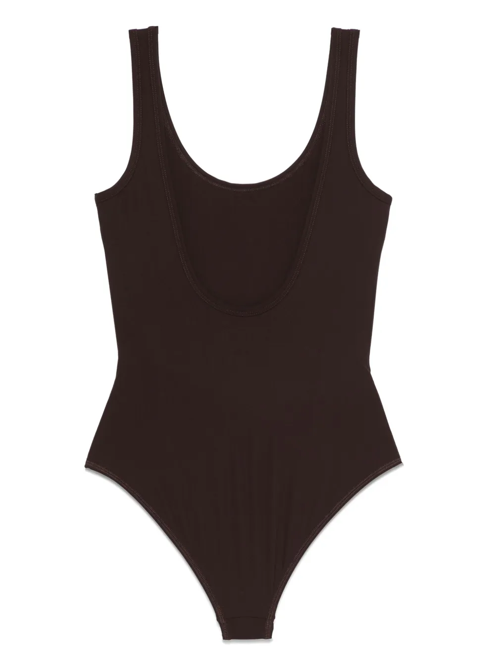 Jil Sander logo-print swimsuit - Bruin