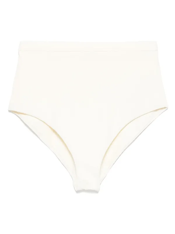 Jil Sander High-waisted Bikini Bottoms in Neutrals