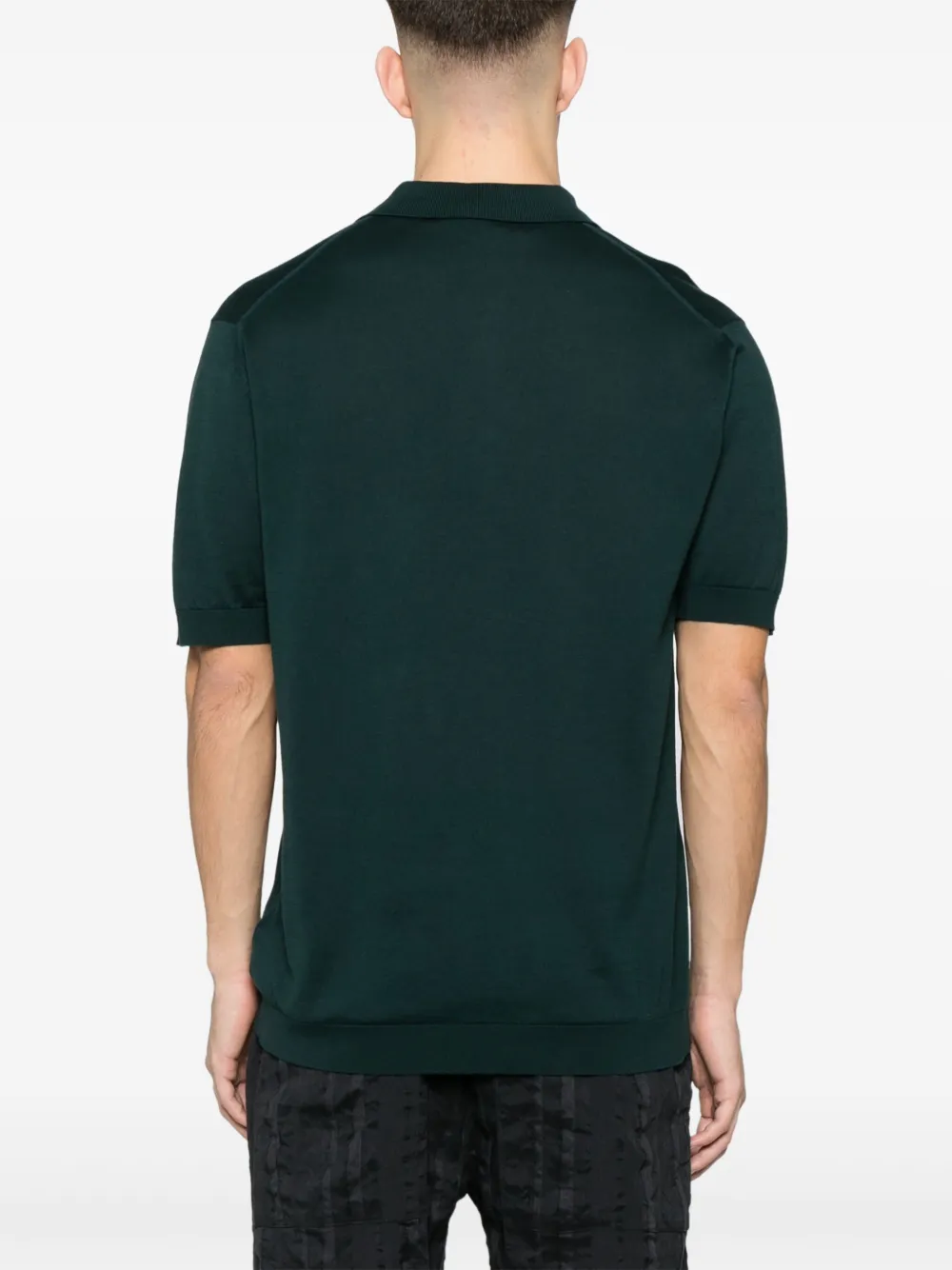 John Smedley Adrian poloshirt Groen