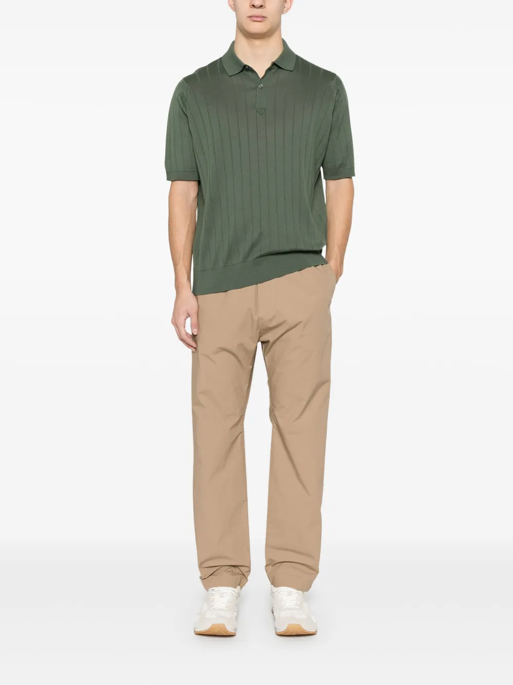 johnsmedley John Smedley Leeshaw poloshirt - Groen
