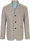 Shanghai Tang V-neck blazer - Brown