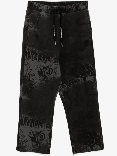 AAPE BY *A BATHING APE® graffiti-print track pants