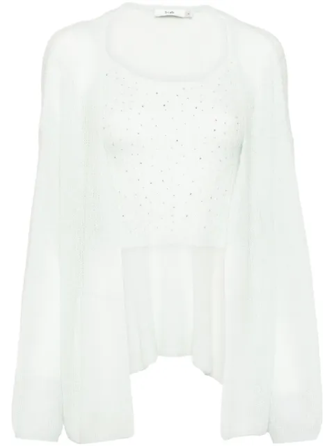 b+ab long-sleeves cardigan set
