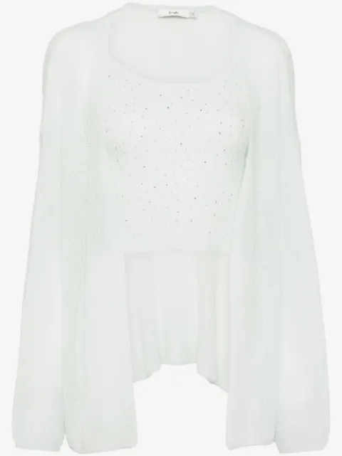 b+ab long-sleeves cardigan set