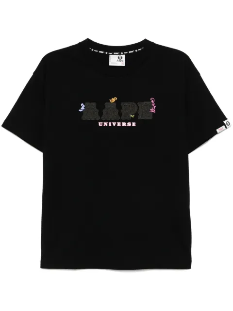 AAPE BY *A BATHING APE® playera con parche del logo