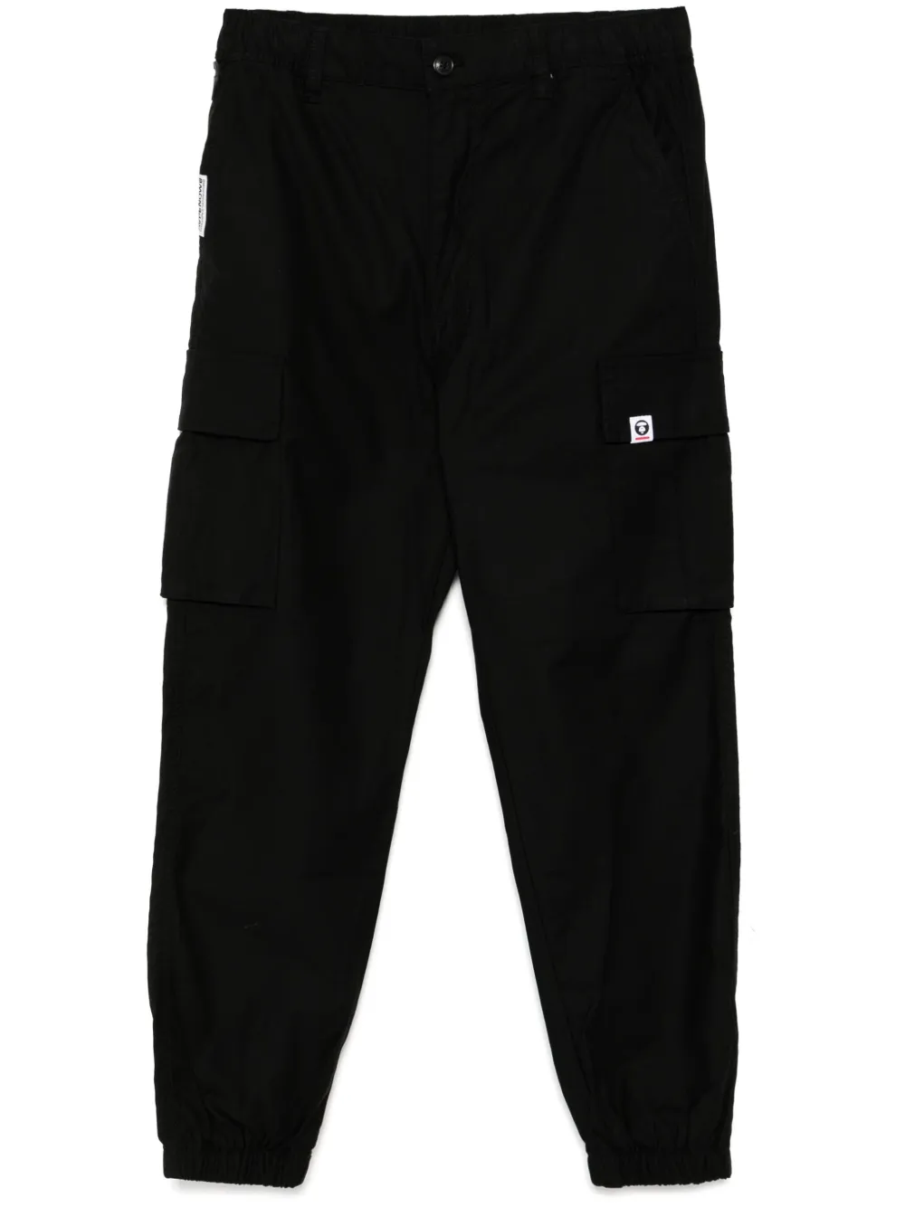 AAPE BY *A BATHING APE® AAPENOW moonface-logo cargo pants – Black