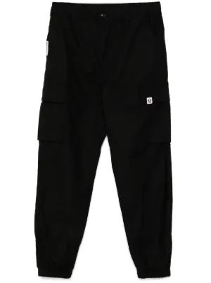 AAPE BY *A BATHING APE® カモフラージュ トラックパンツ | ブラック