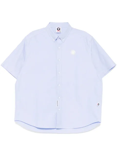 AAPE BY *A BATHING APE® logo-patch shirt