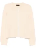 tout a coup crew-neck cardigan - Neutrals