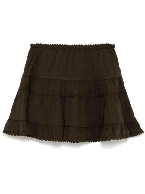 tout a coup Tiered mini skirt