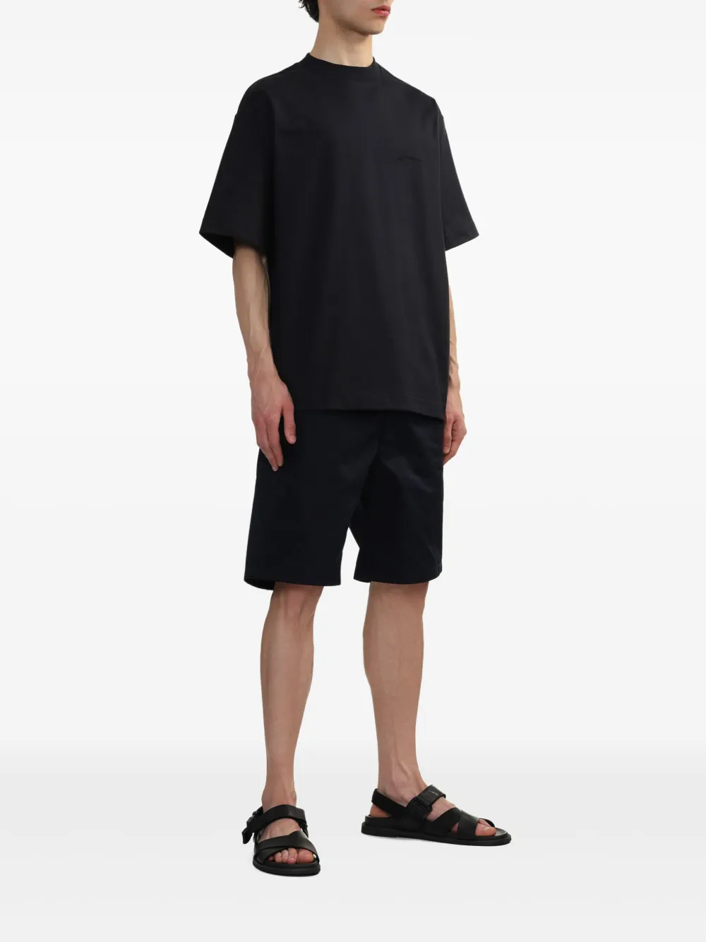 Jacquemus cotton T-shirt - Zwart