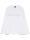 We11done sparkle-logo T-shirt - White