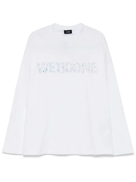 We11done sparkle-logo T-shirt