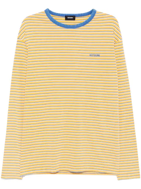 We11done Logo Striped t-shirt