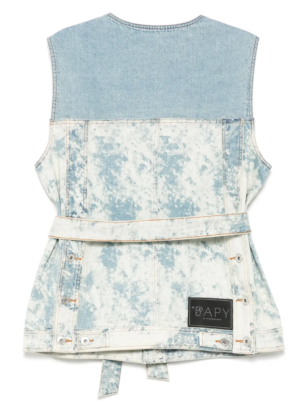 BAPY BY *A BATHING APE® washed denim waistcoat | Waistcoats & Gilets | Image 2