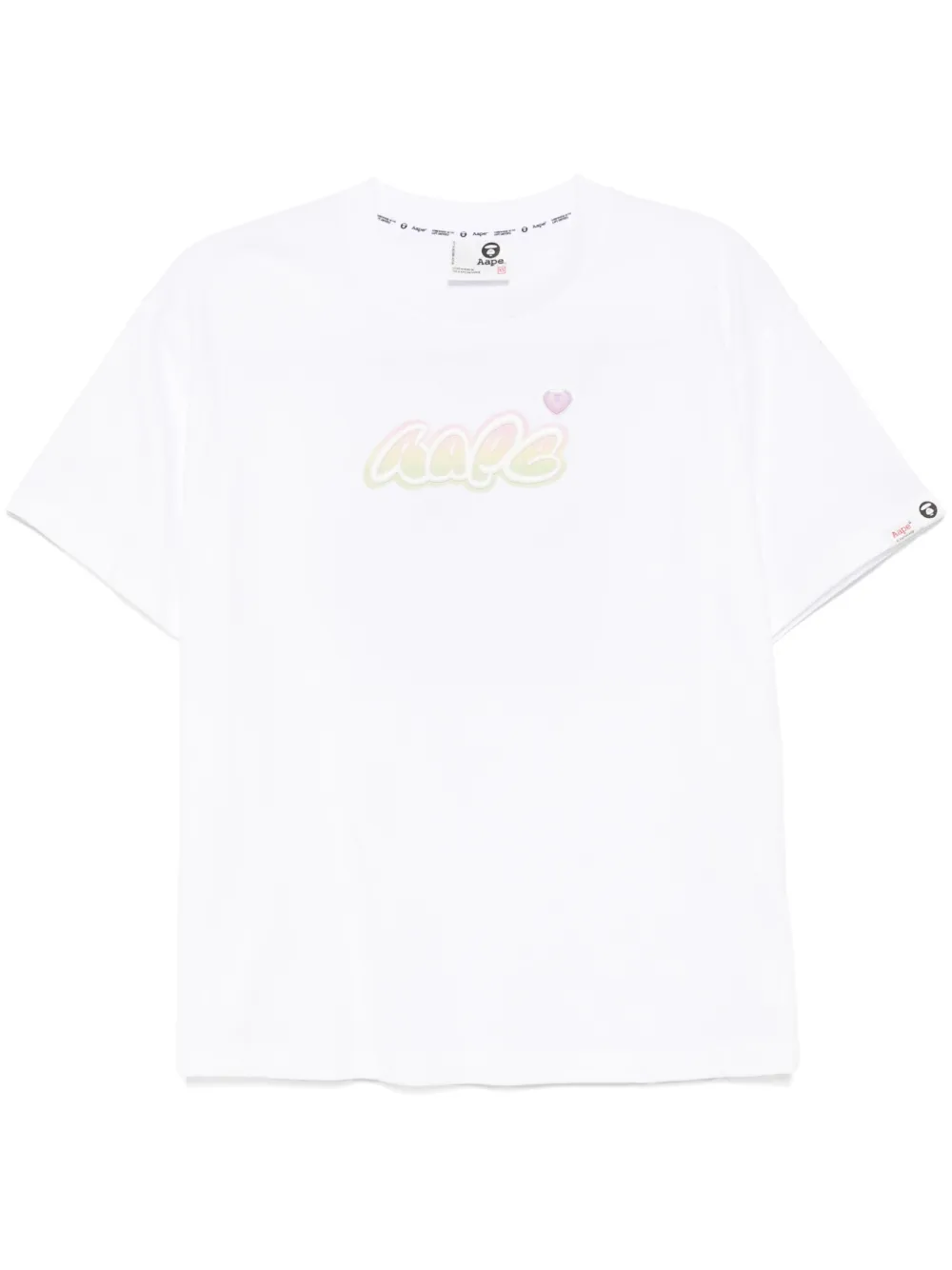 AAPE BY *A BATHING APE® playera con logo estampado | blanco | Image 1