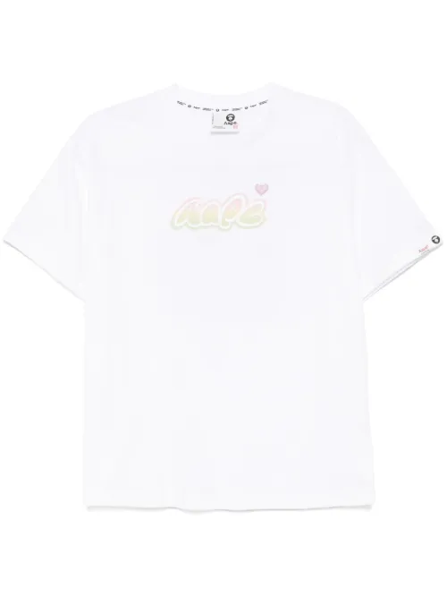 T-shirt à logo imprimé - AAPE BY *A BATHING APE® - Modalova