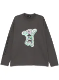 We11done teddy-print T-shirt - Grey
