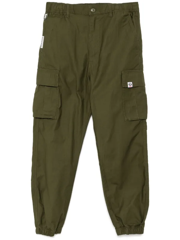 AAPE BY *A BATHING APE® AAPENOW moonface-logo Cargo Pants | Green |  FARFETCH PH