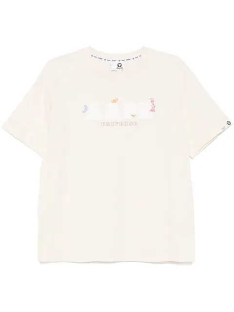 AAPE BY *A BATHING APE® logo-patch T-shirt