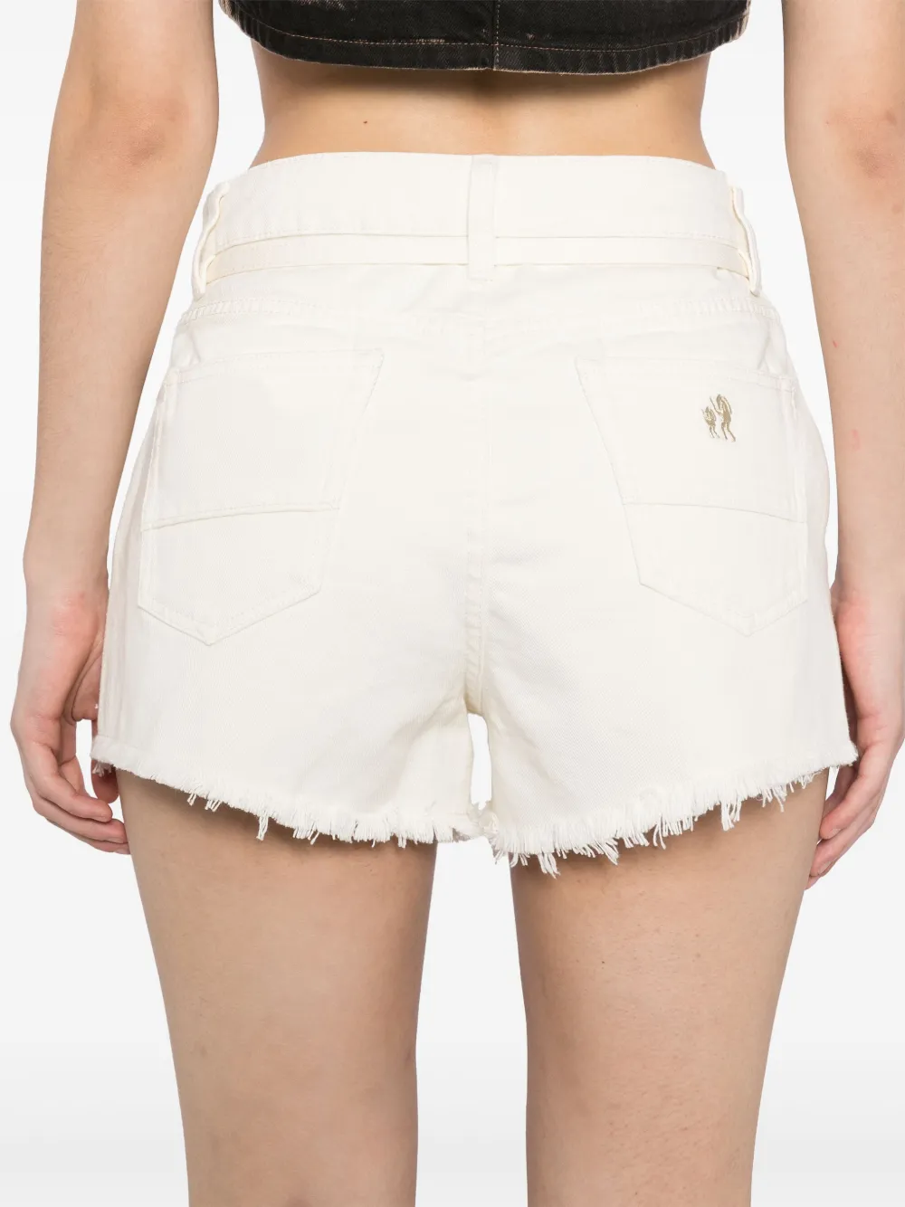 AAPE BY *A BATHING APE Shorts met geborduurd logo Wit